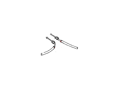 2006 Jeep Wrangler Parking Brake Cable - 52013455AB
