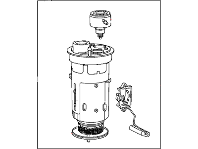 Mopar 4897668AE Fuel Pump/Level Unit Module Kit