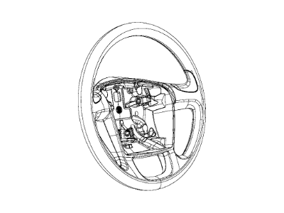 2015 Ram ProMaster 2500 Steering Wheel - 1ZT70JXWAA