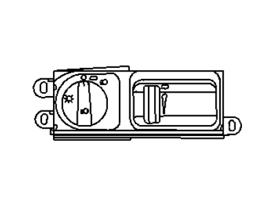1999 Dodge Intrepid Headlight Switch - 4760154AE