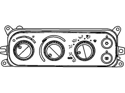 Mopar 55057080AA Air Conditioner And Heater Control