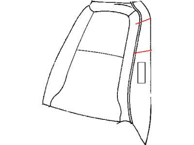 Mopar XL011L5AA Front Seat Back Cover