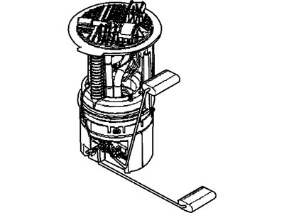 Mopar RL024002AB Fuel Pump Module Assembly-And Level Sensor Module
