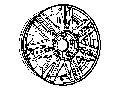 Chrysler Spare Wheel - 4721196AD