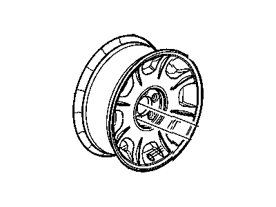 Mopar 1DP35PAKAA Aluminum Wheel