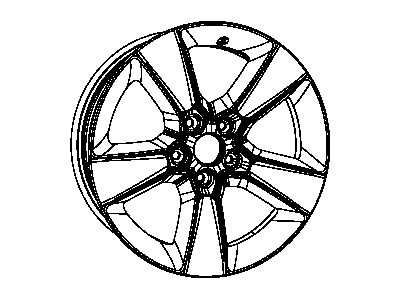 Mopar 1LS52GSAAB Aluminum Wheel
