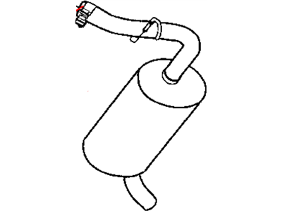 2003 Dodge Neon Exhaust Pipe - 4546968AB