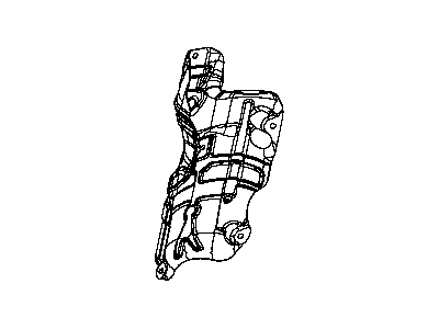 Jeep Exhaust Heat Shield - 68079774AC