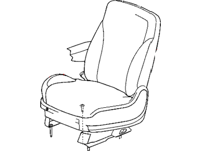 2005 Chrysler Pacifica Seat Cushion - 5166479AA