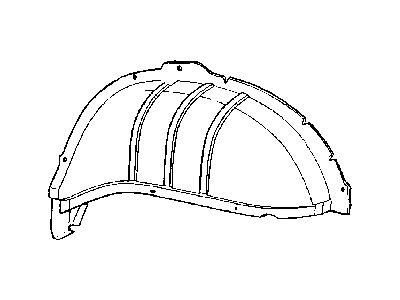 Mopar 55296117 Shield-Rear Inner