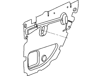 Mopar 5152063AB Shield-Rear Door