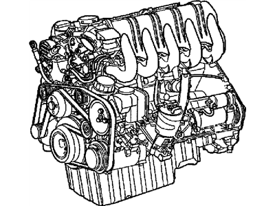 Mopar 5117176AA Engine-Complete