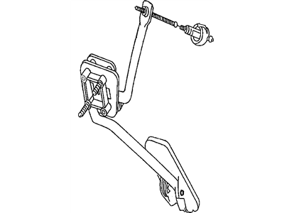Mopar 4865235 Bracket-Accelerator Shaft And Pedal