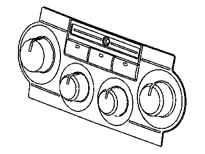 Mopar 55111009AN Air Conditioner And Heater Control
