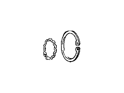 Mopar 68033034AA Snap Ring-A/C Clutch