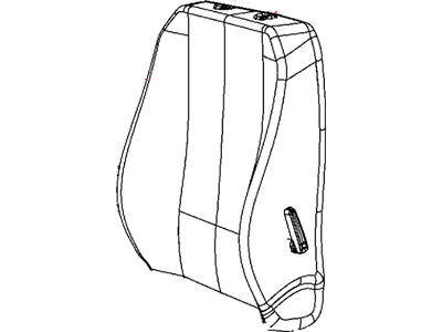 Mopar 5SU94DX9AA Front Seat Back Cover