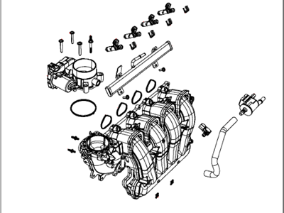 2015 Chrysler 200 Intake Manifold - 4627937AD