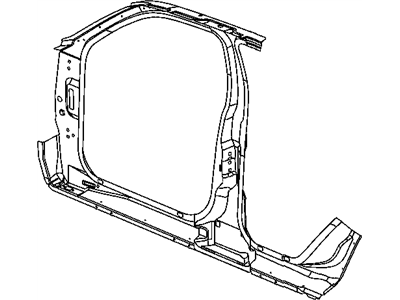 Mopar 5142293AE Panel-Body Side Aperture Front