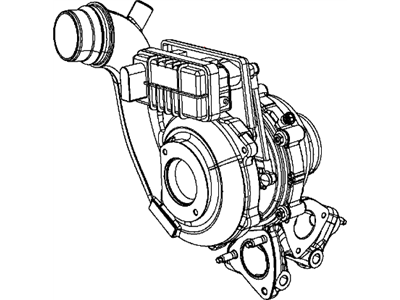 Chrysler Turbocharger - 68148161AA