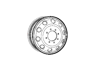 Mopar 68079555AA Aluminum Wheel