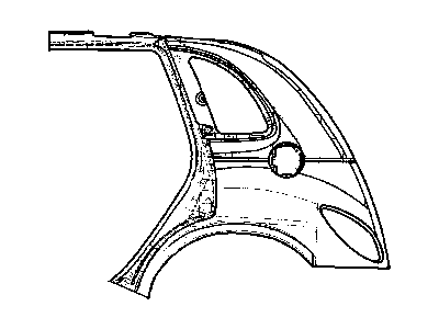 Mopar 5066400AA Panel-Body Side Aperture Rear