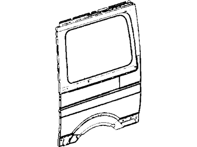 Mopar 68008480AA Panel-Body Side Rear
