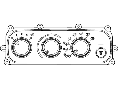 Mopar 4596277AA Air Conditioner And Heater Control