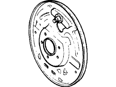 Mopar 5014128AA Plate-Brake Backing