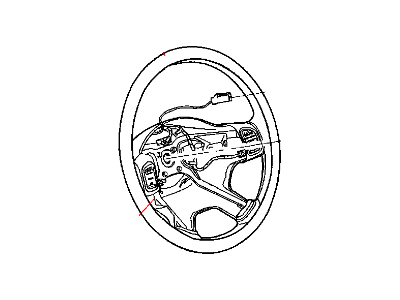 Dodge Nitro Steering Wheel - 1JA391DVAB
