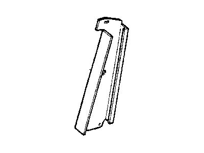 Mopar 5ER17RK5AG Molding-Lock Pillar