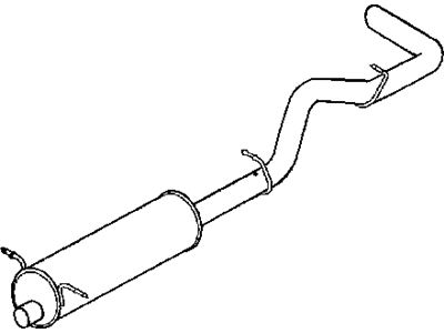 Mopar 52022001AD Exhaust Tail Pipe