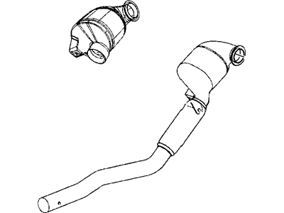 2009 Jeep Compass Catalytic Converter - 5105452AC