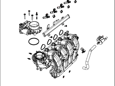 2014 Dodge Dart Intake Manifold - 5047441AI