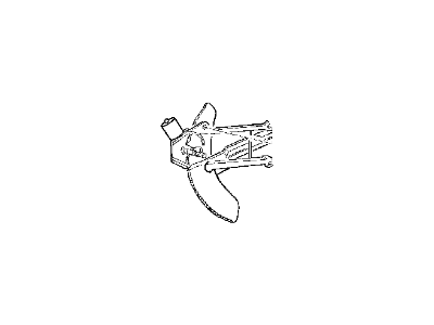 Mopar 56005164 Window Regulator Motor, Right