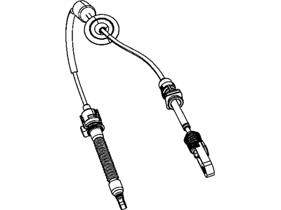 Mopar 68003121AB Transmission Gearshift Control Cable