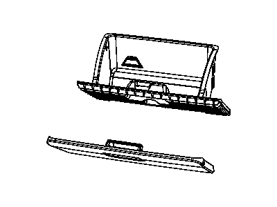 Mopar 1SQ83DX9AB Glove Box-Instrument Panel