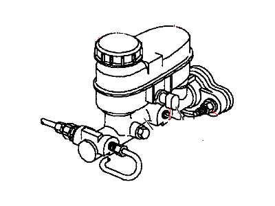 1995 Dodge Neon Brake Master Cylinder - 4762608