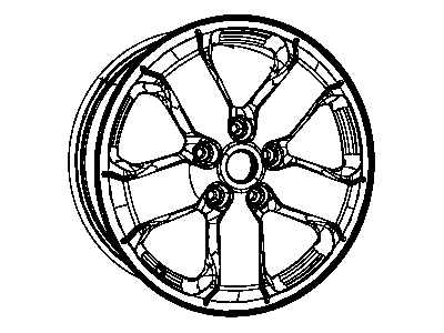 Mopar 1RV66GSAAA Rim Wheel