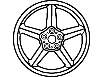 Mopar 82205584 Wheel-Cast Aluminum