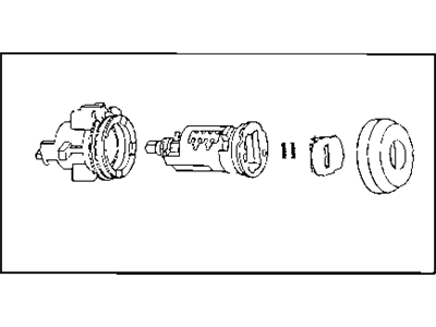Mopar 68085676AA Cylinder-Door Lock