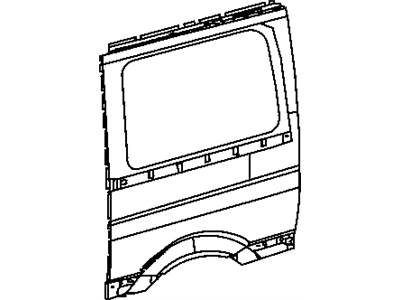 Mopar 68008479AA Panel-Body Side Rear