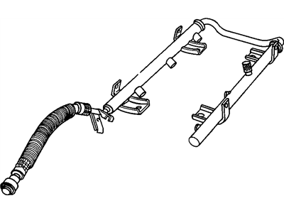 1999 Chrysler Town & Country Fuel Rail - 4861048