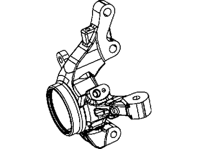 Mopar 5105935AC Front Knuckle And Hub