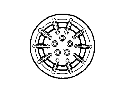 Mopar QX35PAKAB Wheel Cover