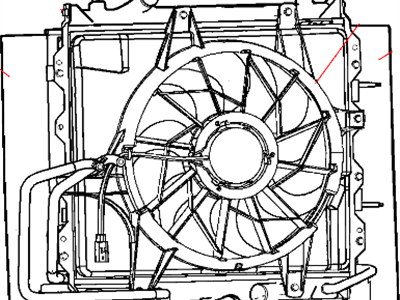 Chrysler PT Cruiser Cooling Fan Assembly - 5179465AA