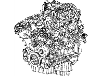 Mopar 68082646AD Engine-Complete