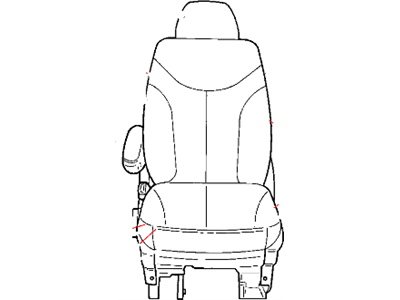 Mopar ZA361D5AB Front Seat Cushion