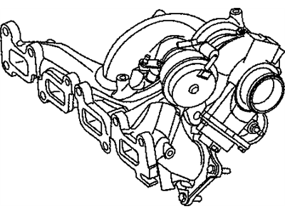 2008 Chrysler PT Cruiser Turbocharger - R8064587AA