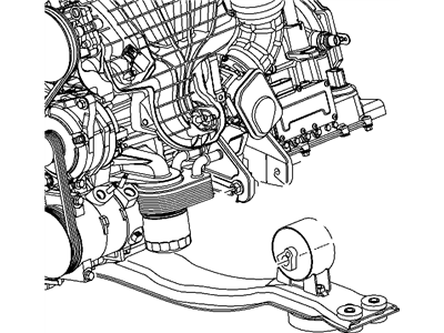 Chrysler 200 Engine Mount - 5085514AB