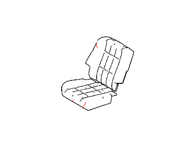 Mopar 1FS001D1AA Rear Seat Cushion Right